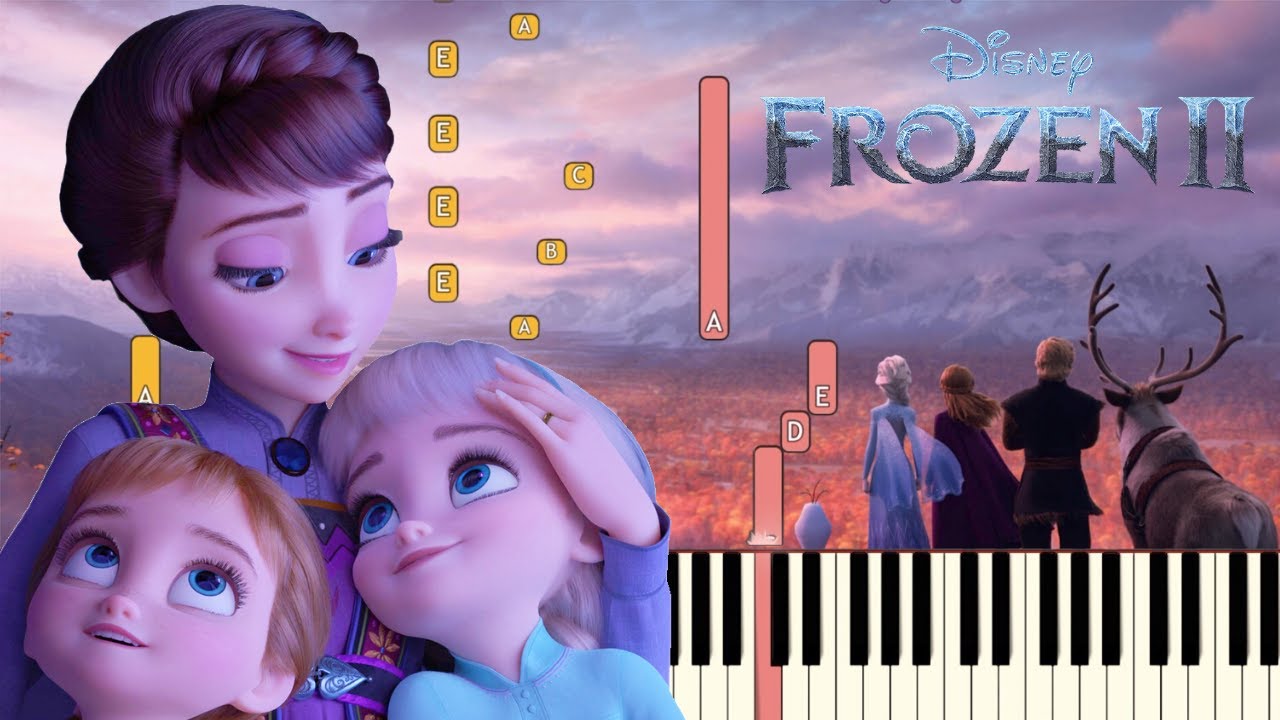 All Is Found (Evan Rachel Wood) - Frozen 2 | Piano Tutorial (Synthesia)
