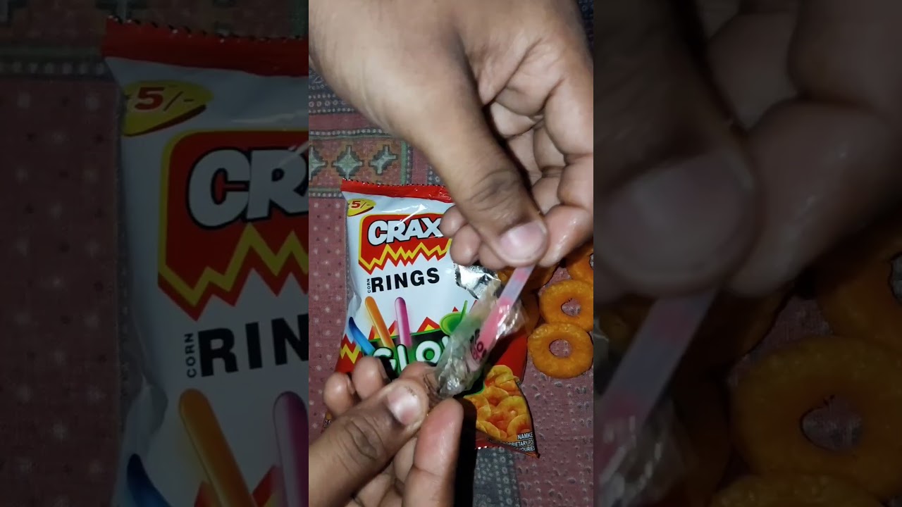 crax rings with glow toys #unboxing #shorts #gift