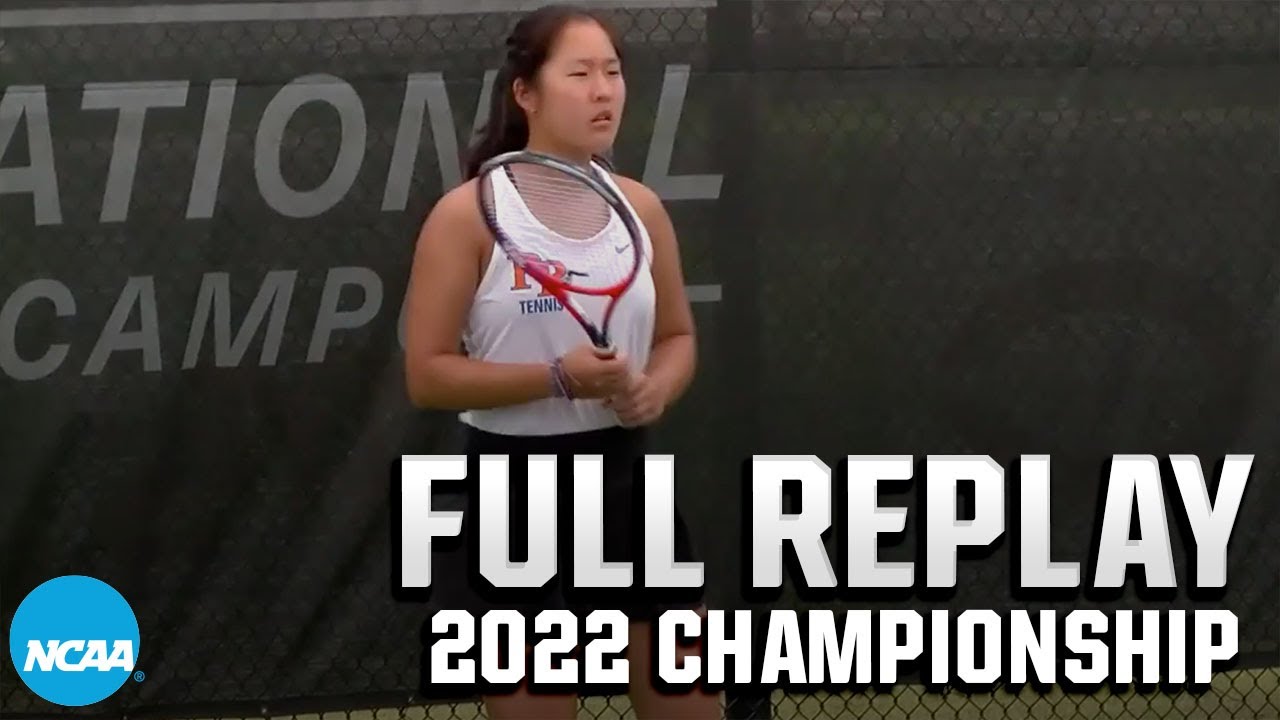 2022 NCAA DIII tennis singles semifinals (May 28) I FULL REPLAY
