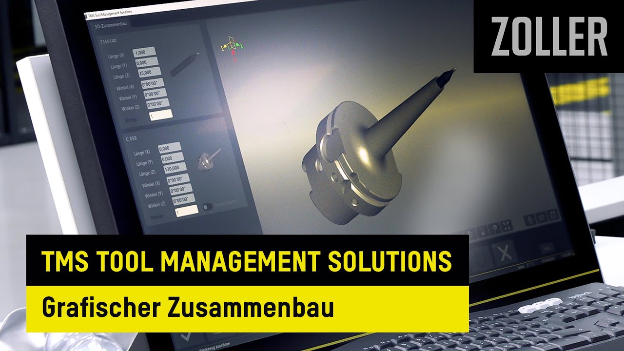ZOLLER TMS Tool Management Solutions – Grafischer Zusammenbau