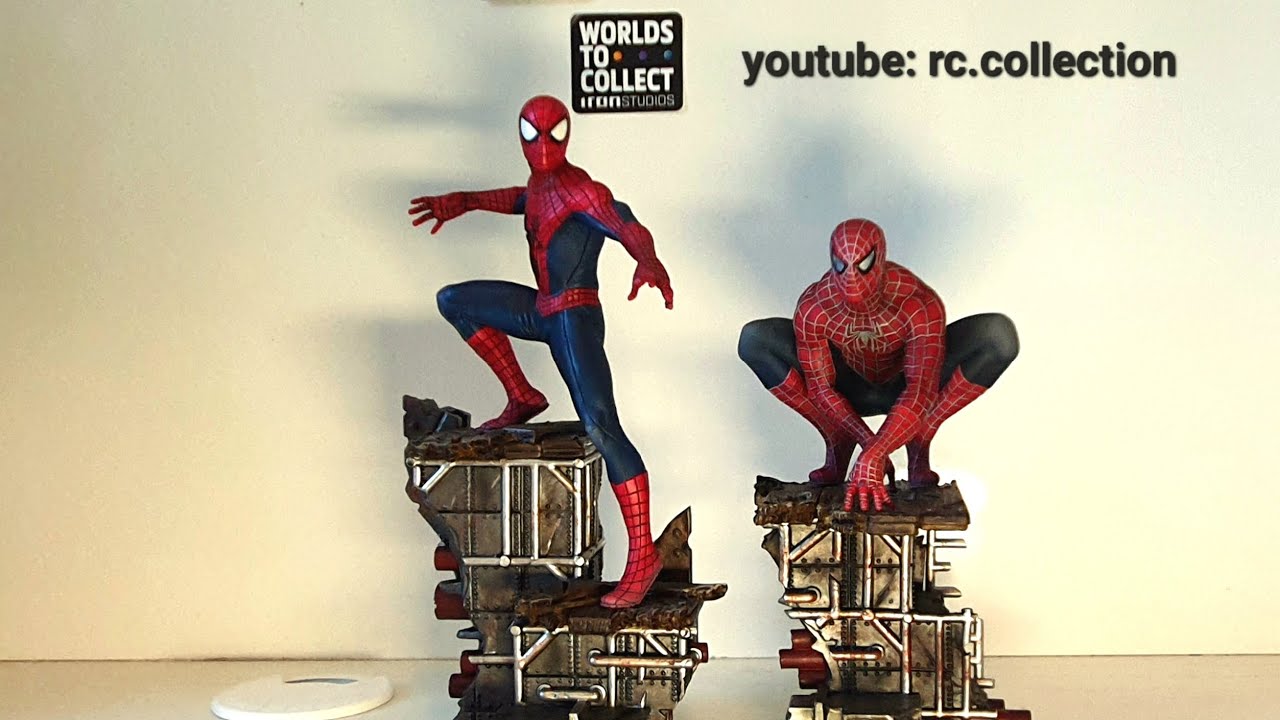 Iron Studios Spider-Man Friendly Neighborhood Tobey Maguire Marvel Unboxing Review Statue