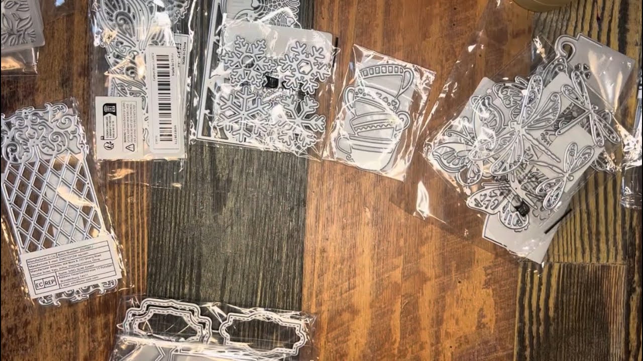 Temu haul- cutting dies and embossing folders