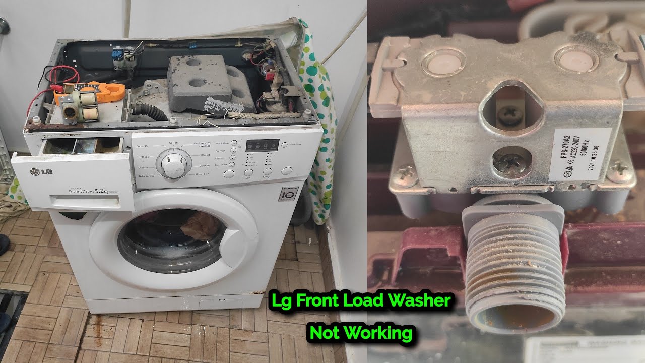 Lg front load washing machine not working | front load washing machine drain problem, front load,