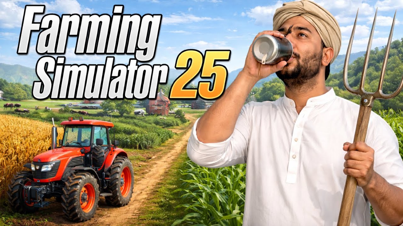 KHETA MAI DAWAI MARUGA AJ .. FARRMING SIMULATOR 25 #bakhetia_bhaichara_on_top