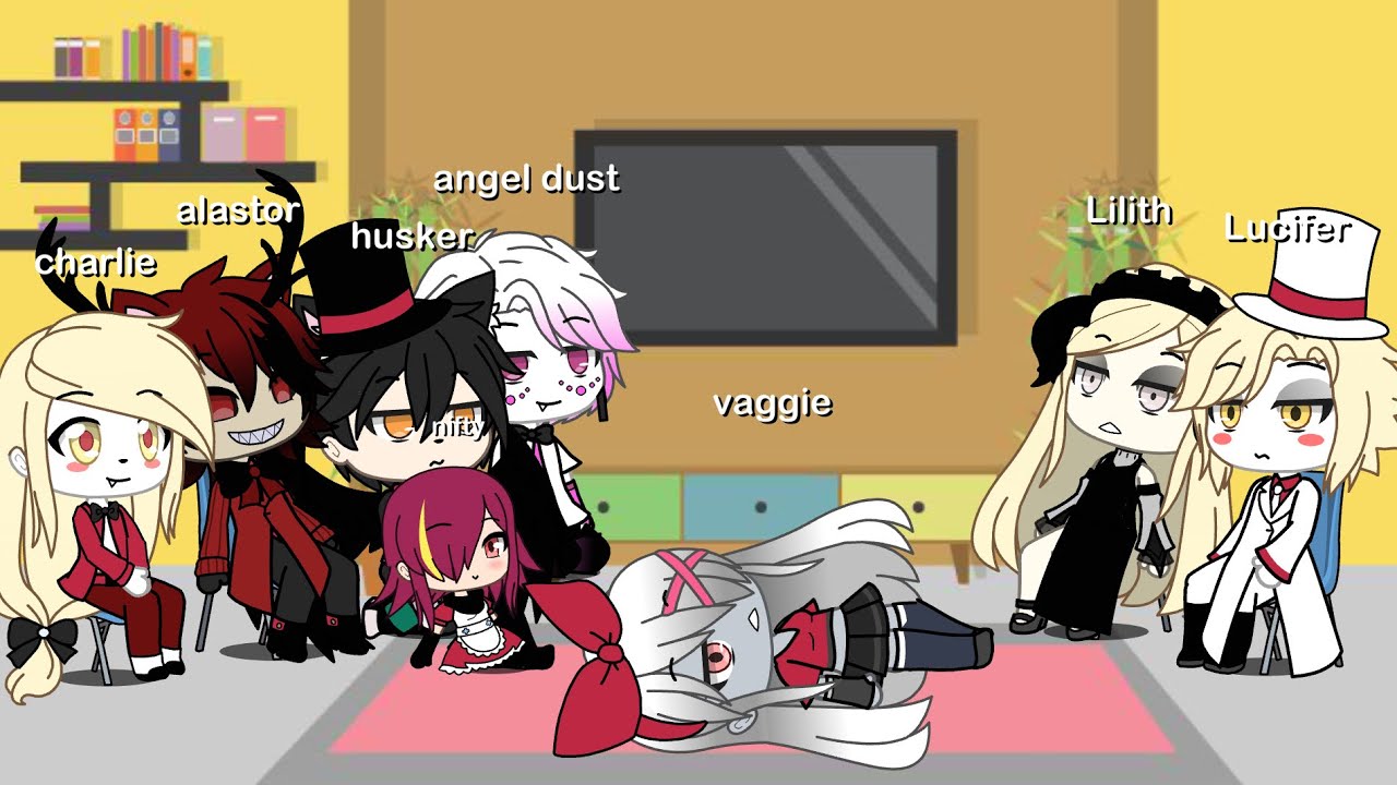 Hazbin hotel  react to edits ( I’m horrible at editing)