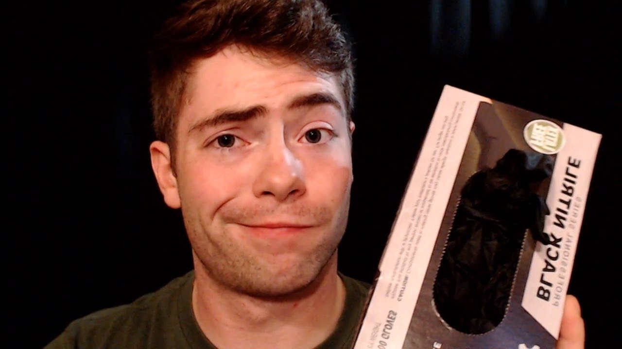 ASMR Tingly Black Gloves