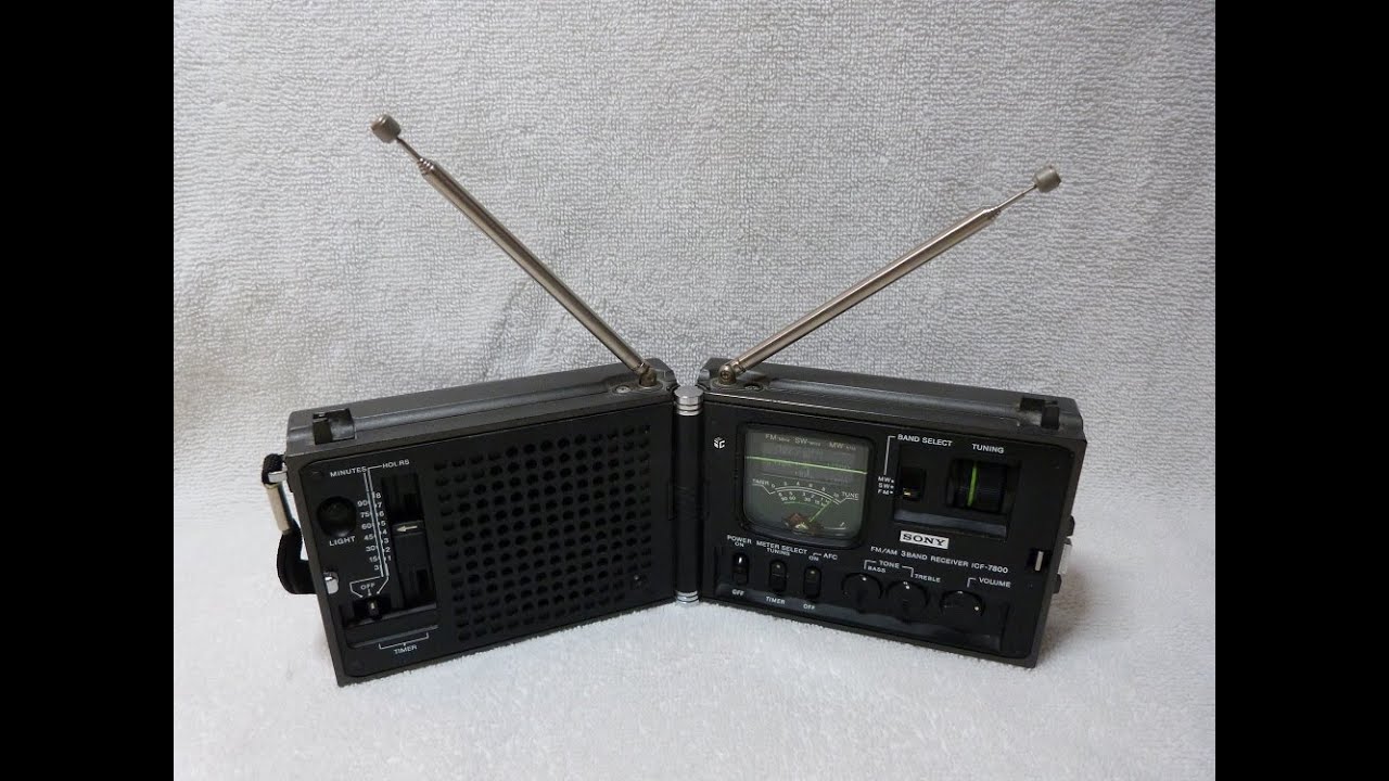Sony ICF-7800 AM/SW/FM radio (Japan, 1978)