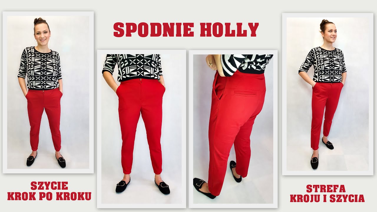 Jak uszyć spodnie HOLLY - Krok po kroku - Strefa Kroju i Szycia