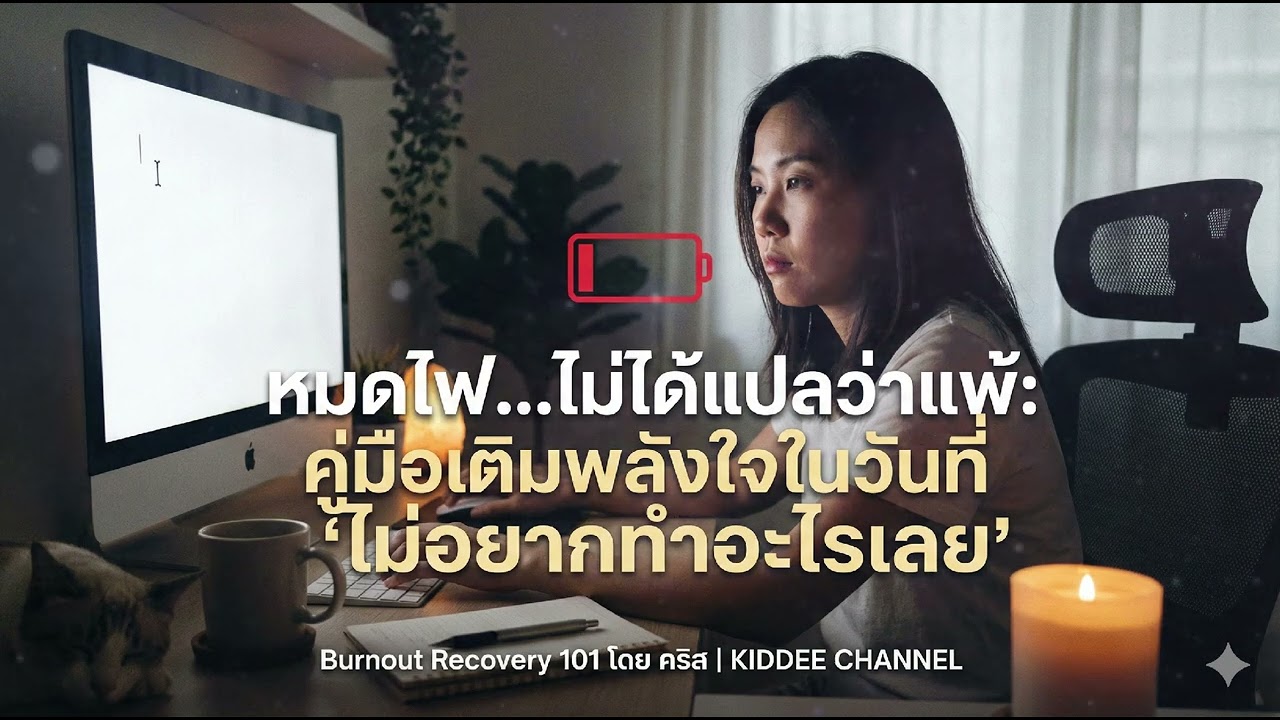 หมดไฟ...ไม่ได้แปลว่าแพ้ : คู่มือเติมพลังใจในวันที่ 