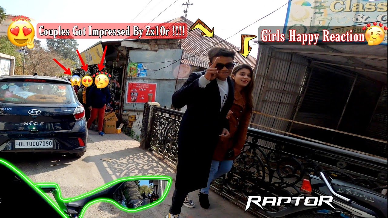 Cute Girl Happy Reaction & Best Public Reaction 2021 & Dehradun to Mussoorie Moto vlog Part 1