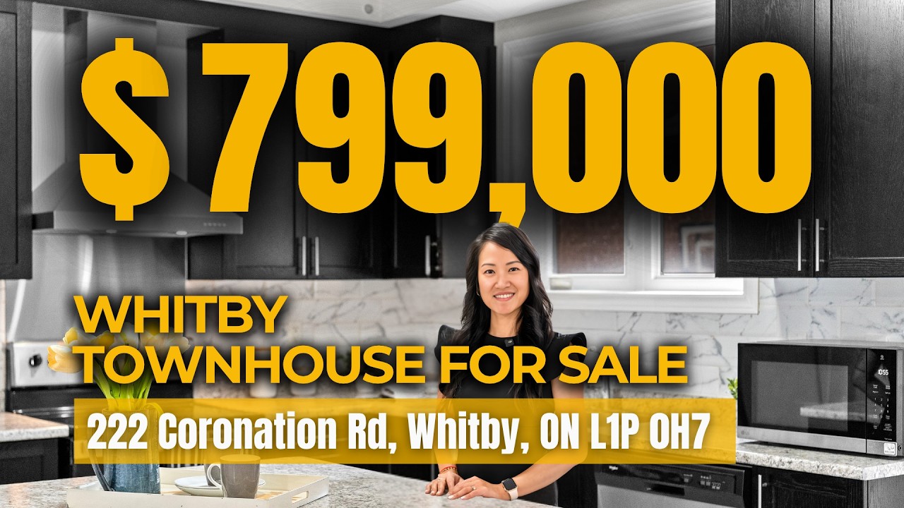 [Full Property Tour] 222 Coronation Rd, Whitby | Modern Freehold Townhouse for Sale