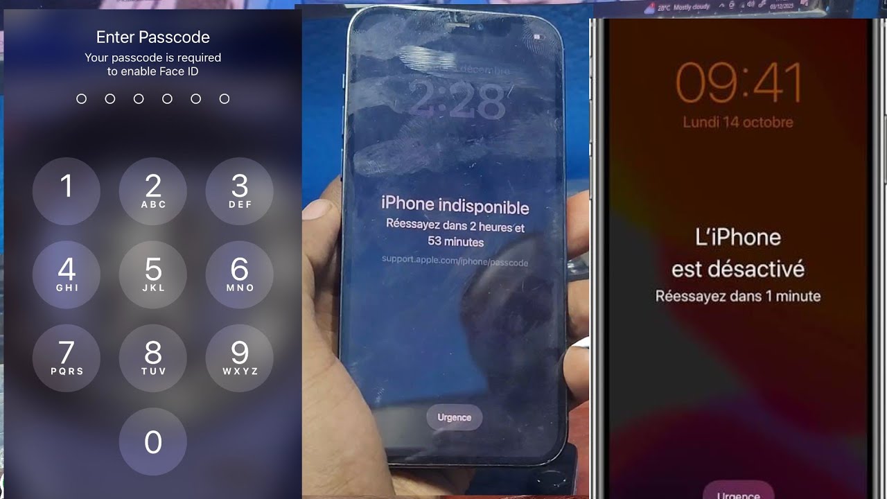 iPhone Indisponible / Unavailable : Comment Restaurer & Débloquer Sans Mot de Passe (2025) 