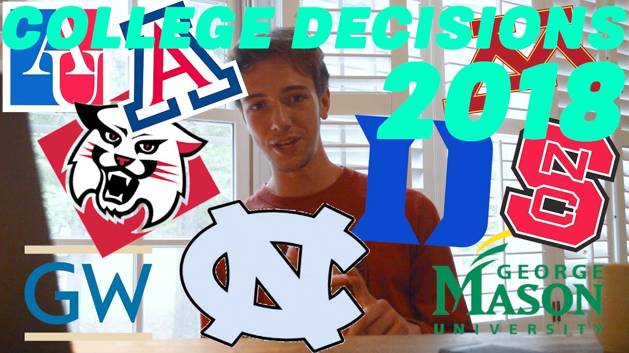 College Decision Reactions 2018! Duke, UNC, NC State, American + MORE!