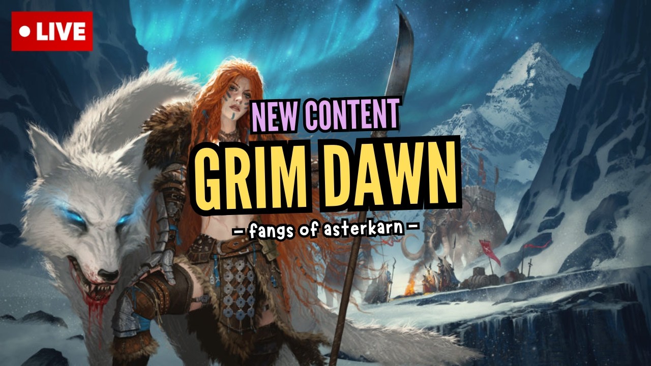 New Grim Dawn Expansion: Fangs of Asterkarn (Wereraven Build) | Grim Dawn