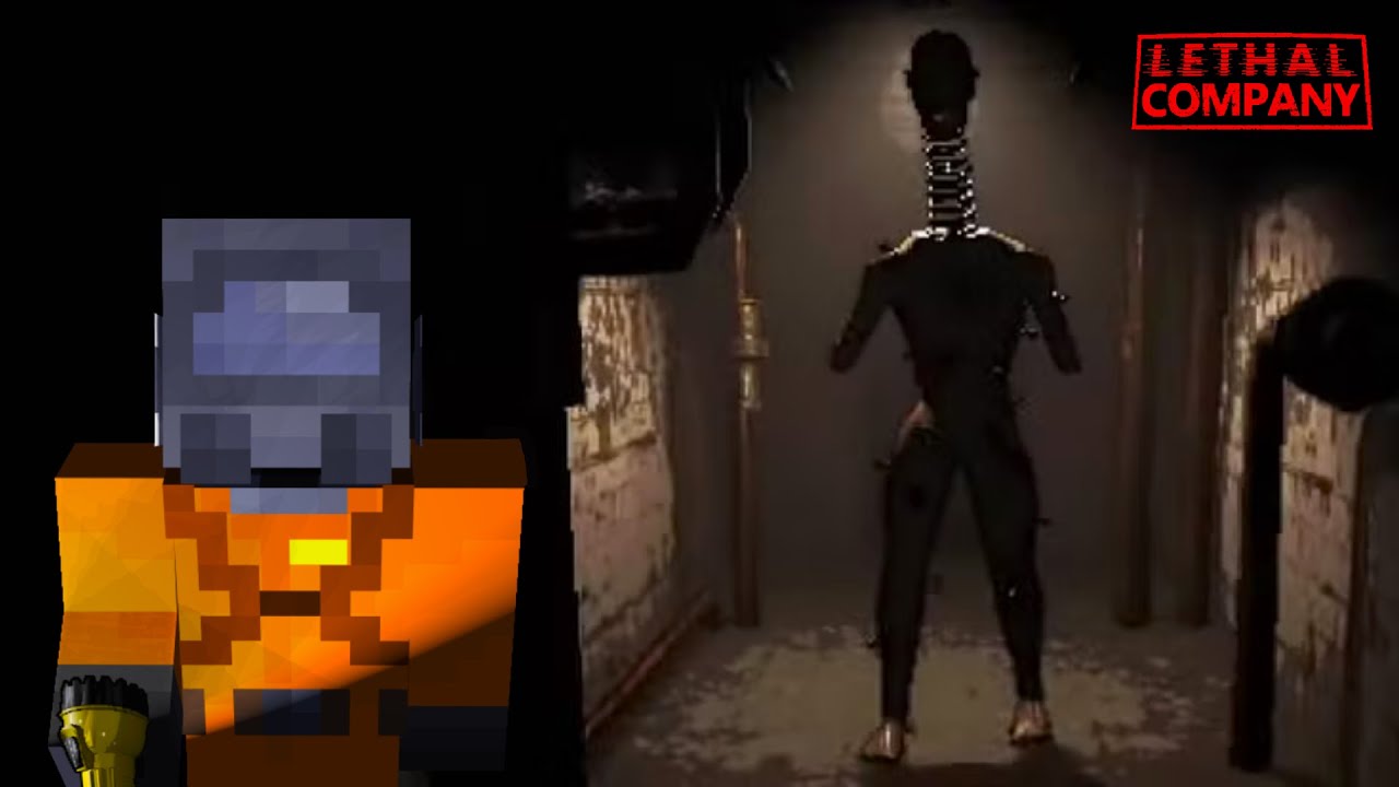 minecraft "youtuber" plays lethal company