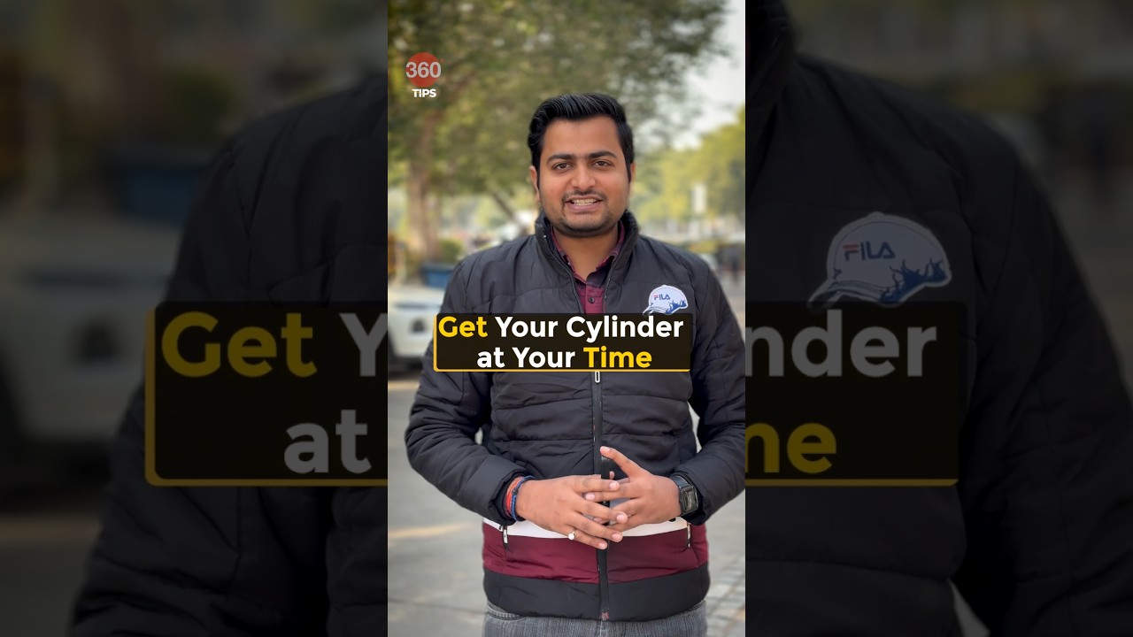 Get your Cylinder at your time #shorts #cylinder #lpg #delivery #tipsandtricks #howto #techtips