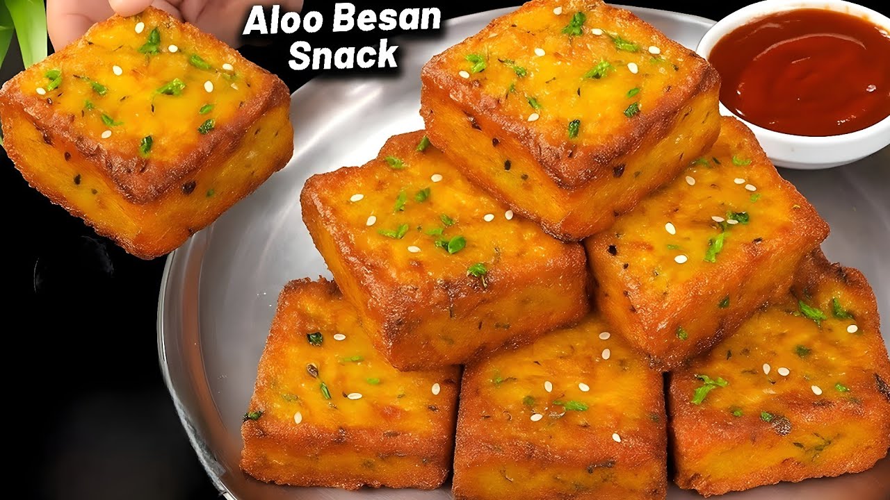 केवल 1 कच्चे आलू से बना गरमा गरम कुरकुरा नाश्ता जो भी खाए खाता ही जाए | Crispy aalu ka nashta