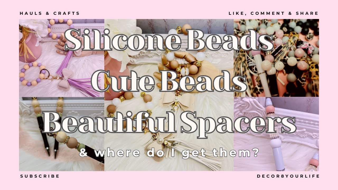 Silicone Beads: Crafty Project Shares & Where To Get Them || TEMU Haul Beads 2024 || Beaded Pens