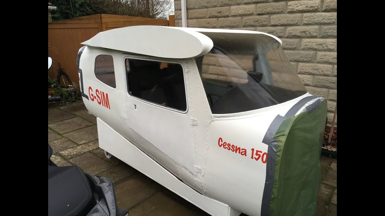 Cessna 150 Home Built Flight Simulator - First Look Cessna150