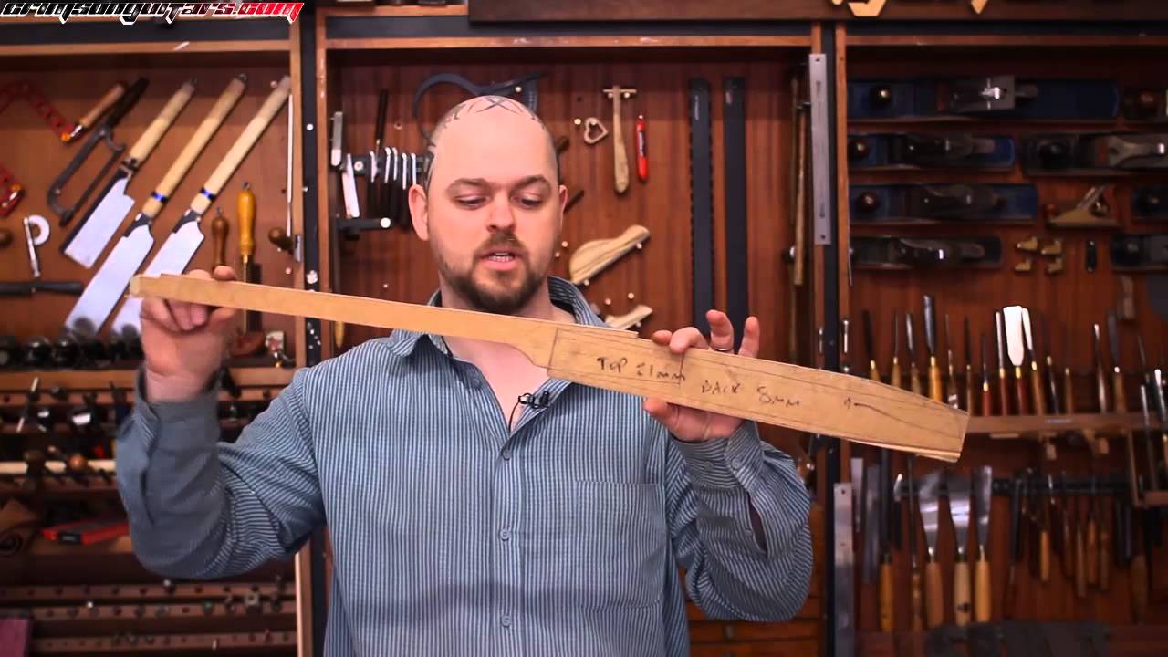 Neck Break Angles and Dimensions for a Through Neck Guitar -  Podcast 103