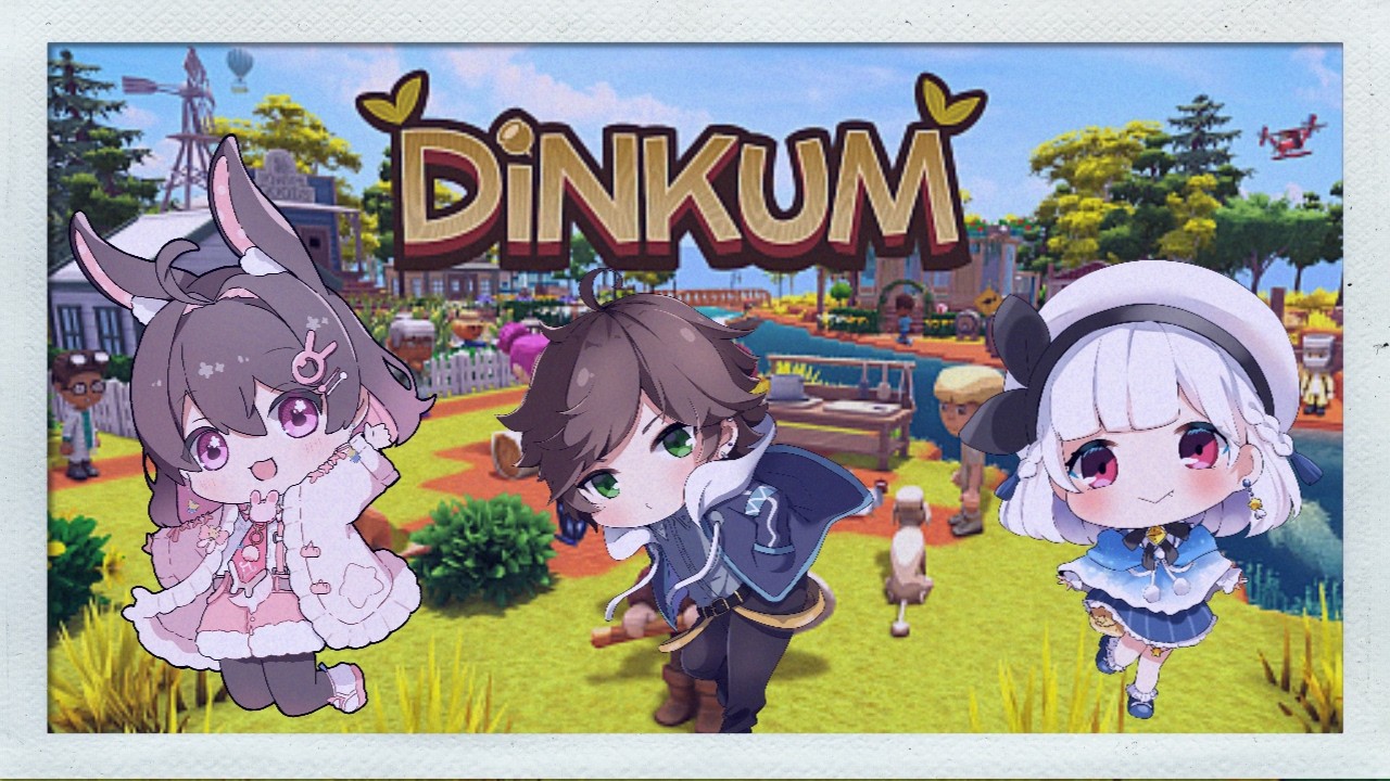 #dinkum  無人島サバイバルシュミレーション　しゃろさんとみいちゃんとの無人島生活2