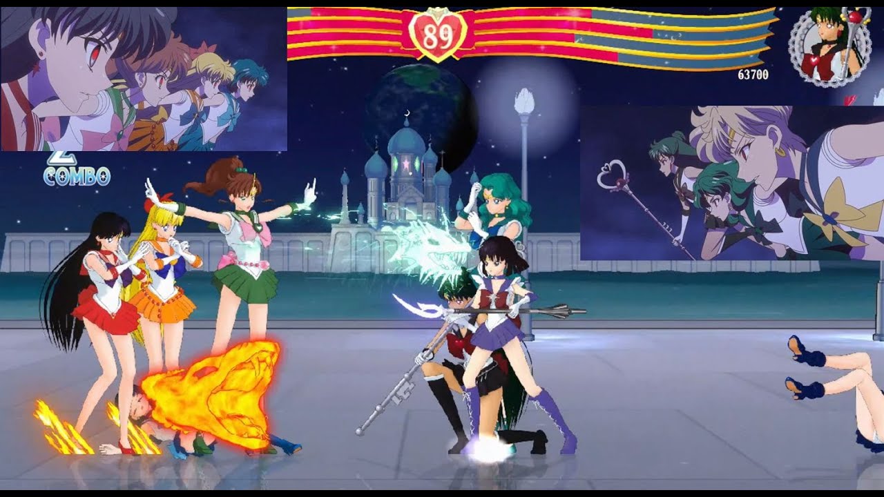 Outer Sailor Guardians VS Inner Guardians - Sailor Moon The Moon Palace