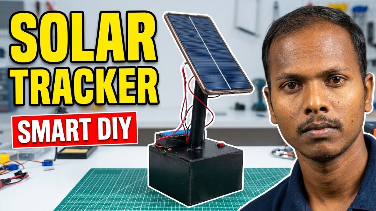 DIY Solar Tracker Circuit (No Arduino/Microcontroller) using TDA2822 IC | Maximize Solar Efficiency