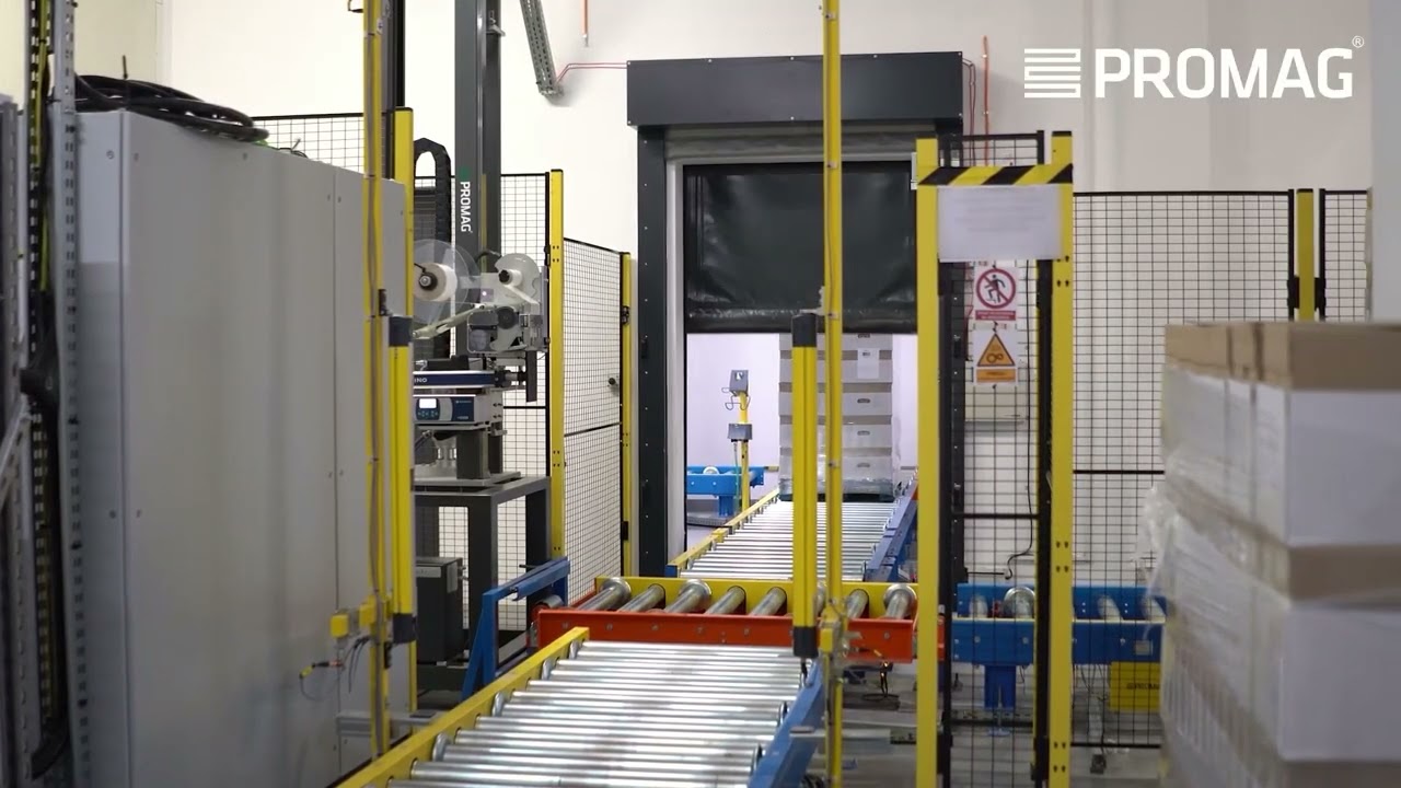 Automated transport system, robotic palletization, packaging for the company BRZEŚĆ SIPA