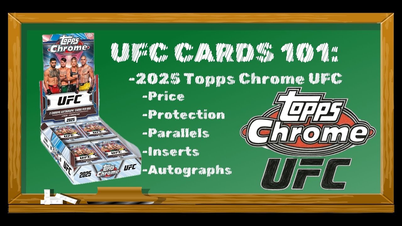 2025 Topps Chrome UFC ВСЁ, ЧТО ВАМ НУЖНО ЗНАТЬ: Карточки Hobby & Breakers Delight с объяснениями