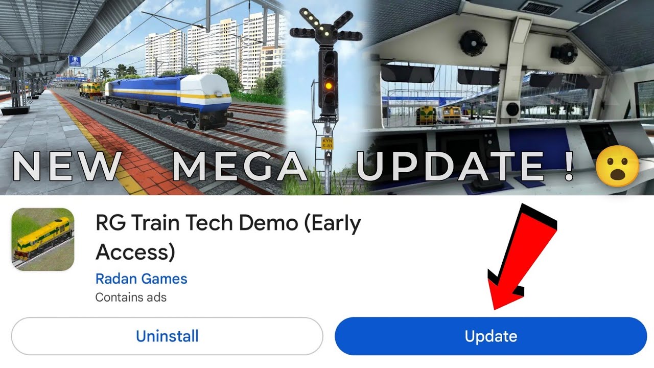 RG Train Tech Demo | WDP4D | LHB | New MEGA Update 💥