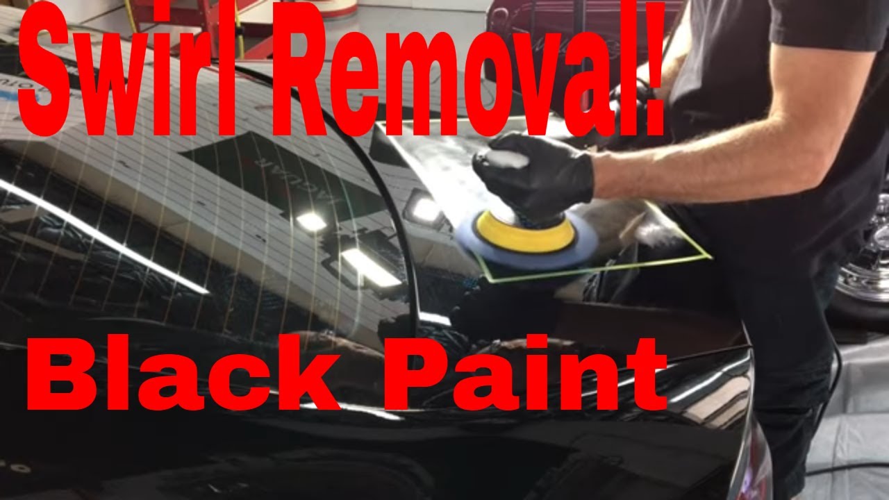 How to remove Swirls, Light Scratches And Other Imperfections From Black Finishes! (ClearCoat)