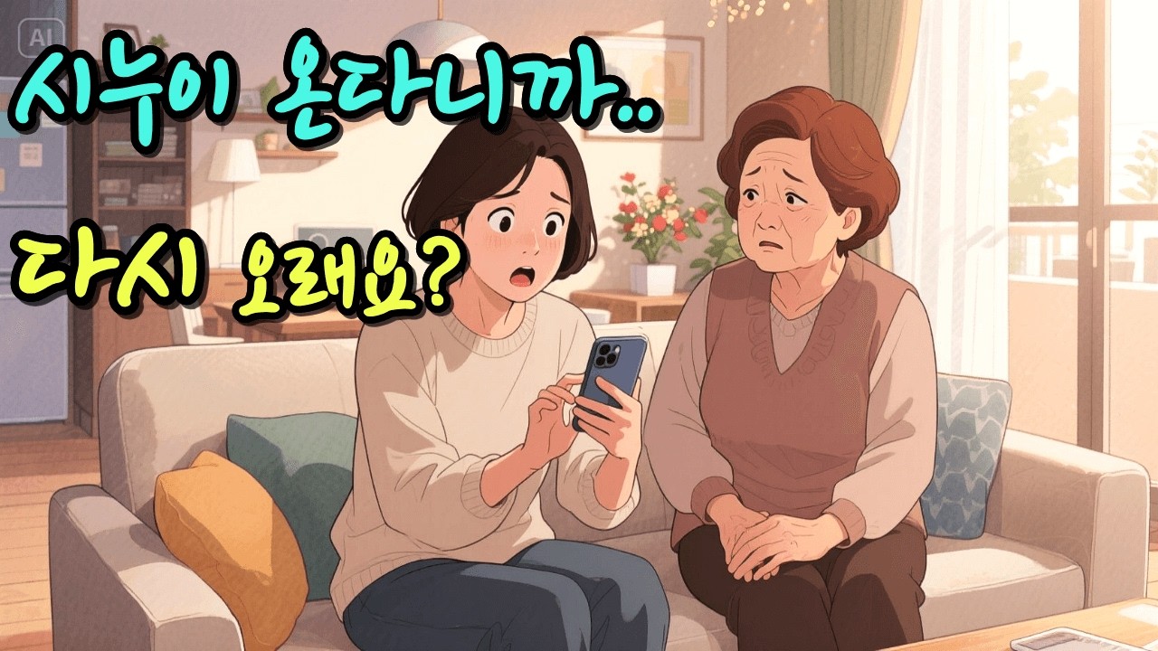 시댁에서 이틀 일하고 친정 왔는데…'시누이 온다니까 다시 오래요'