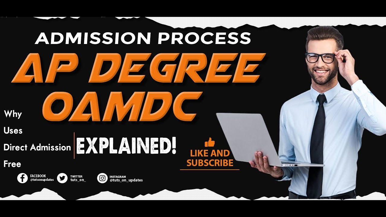 OAMDC: Degree Admissions Process in Andhra Pradesh Explained!