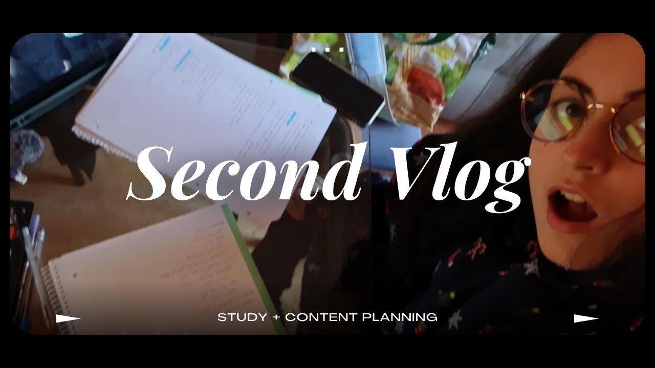 Study + Content Planning: What’s Coming Up on My YouTube Channel! | Vlog #2