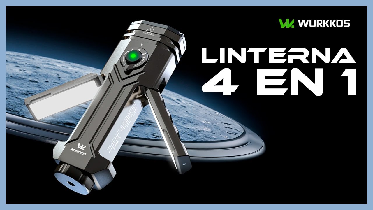 Probando la Wurkkos HD02: 3200 lúmenes, láser verde y luz UV