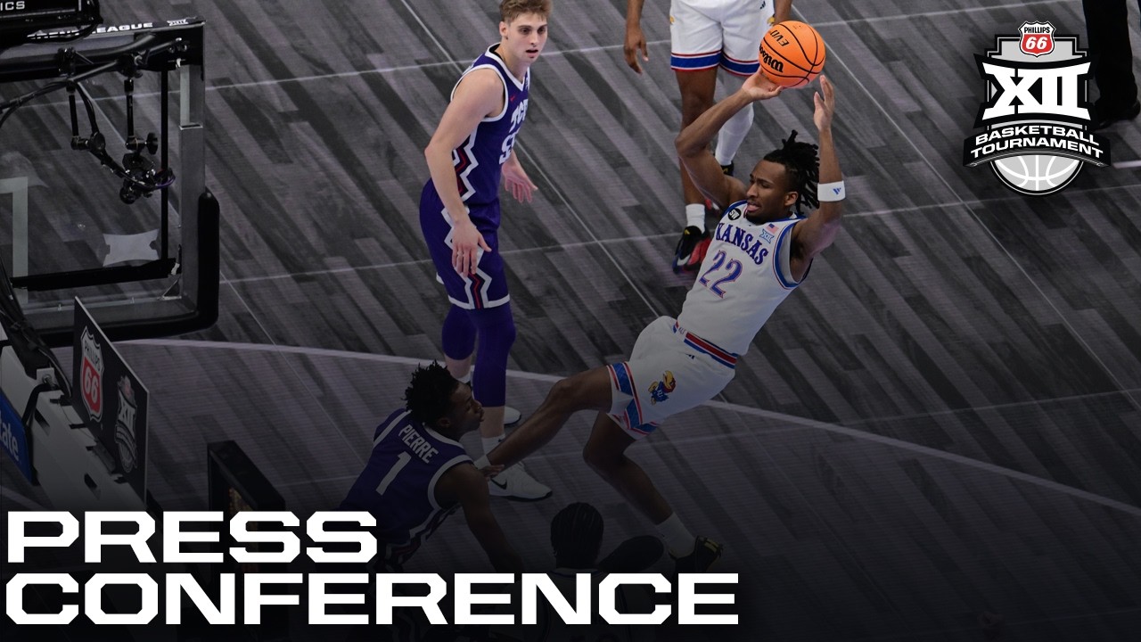 TCU vs. Kansas Press Conference | 2026 Phillips 66 Big 12 Men's Basketball Tournament