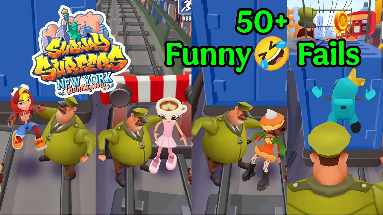 50 Funny Fails Compilations Of Subway Surfers // Subway Surfers : New York 2025 Epic & Funny🤣 Fails 