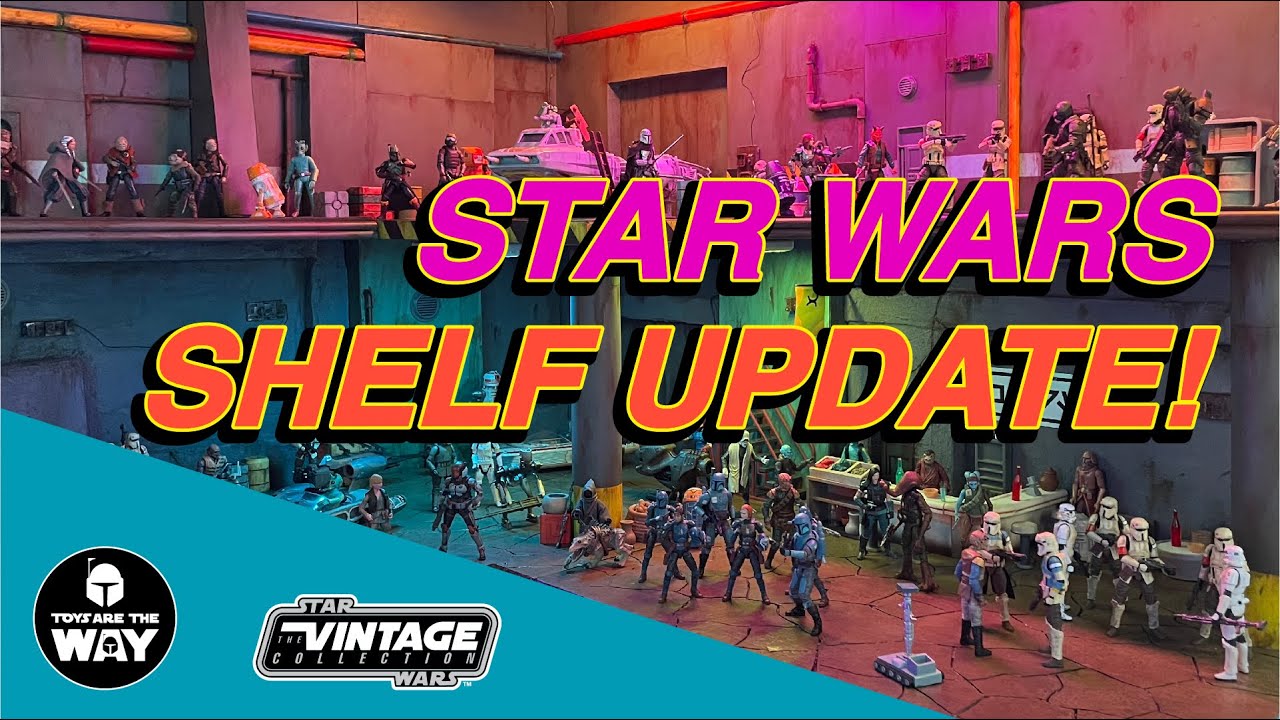 New! Star Wars Shelf & Diorama! | Landing Platform | The Vintage Collection