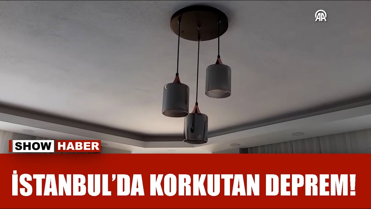 İstanbul'da 6,2 büyüklüğünde deprem!