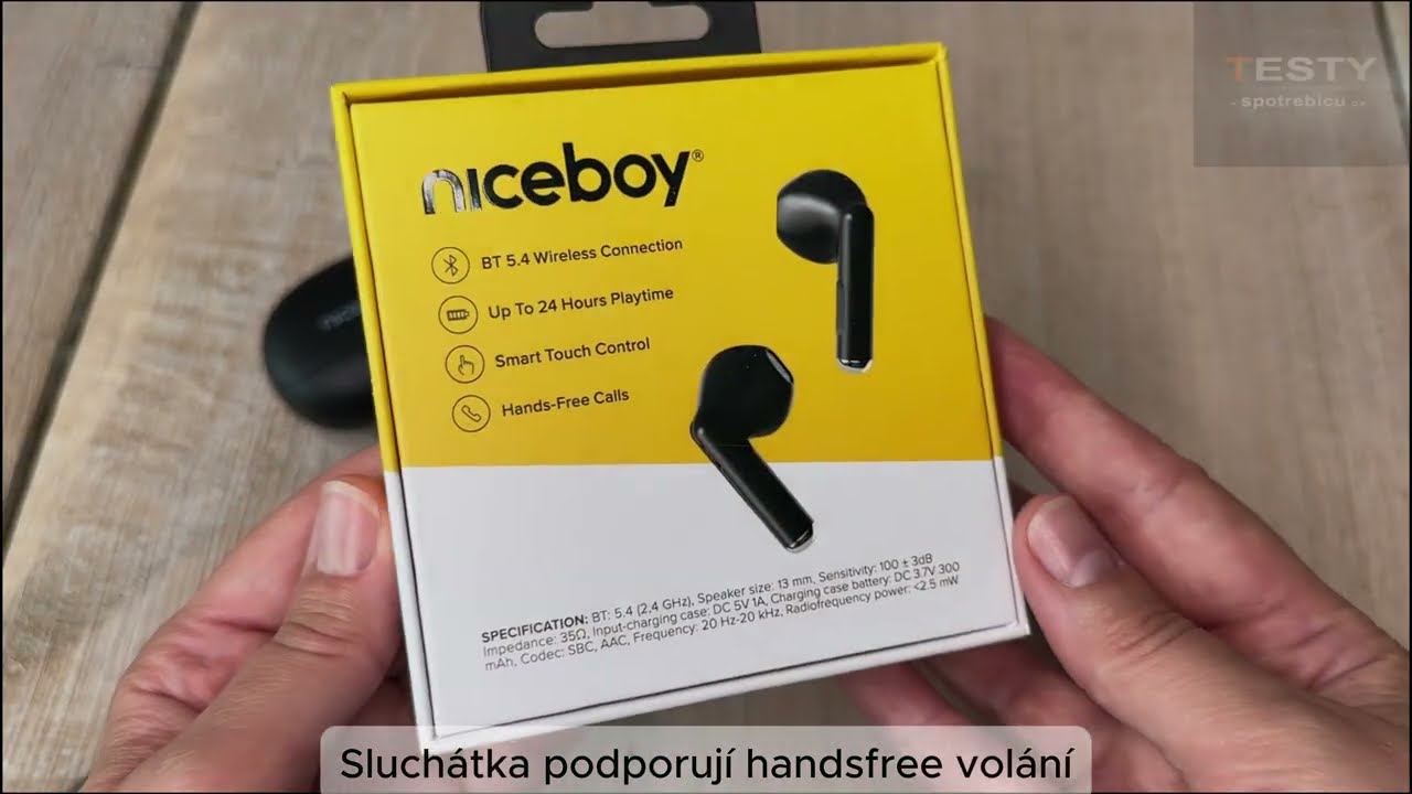 Test, recenze bezdrátová sluchátka Niceboy Beans 4