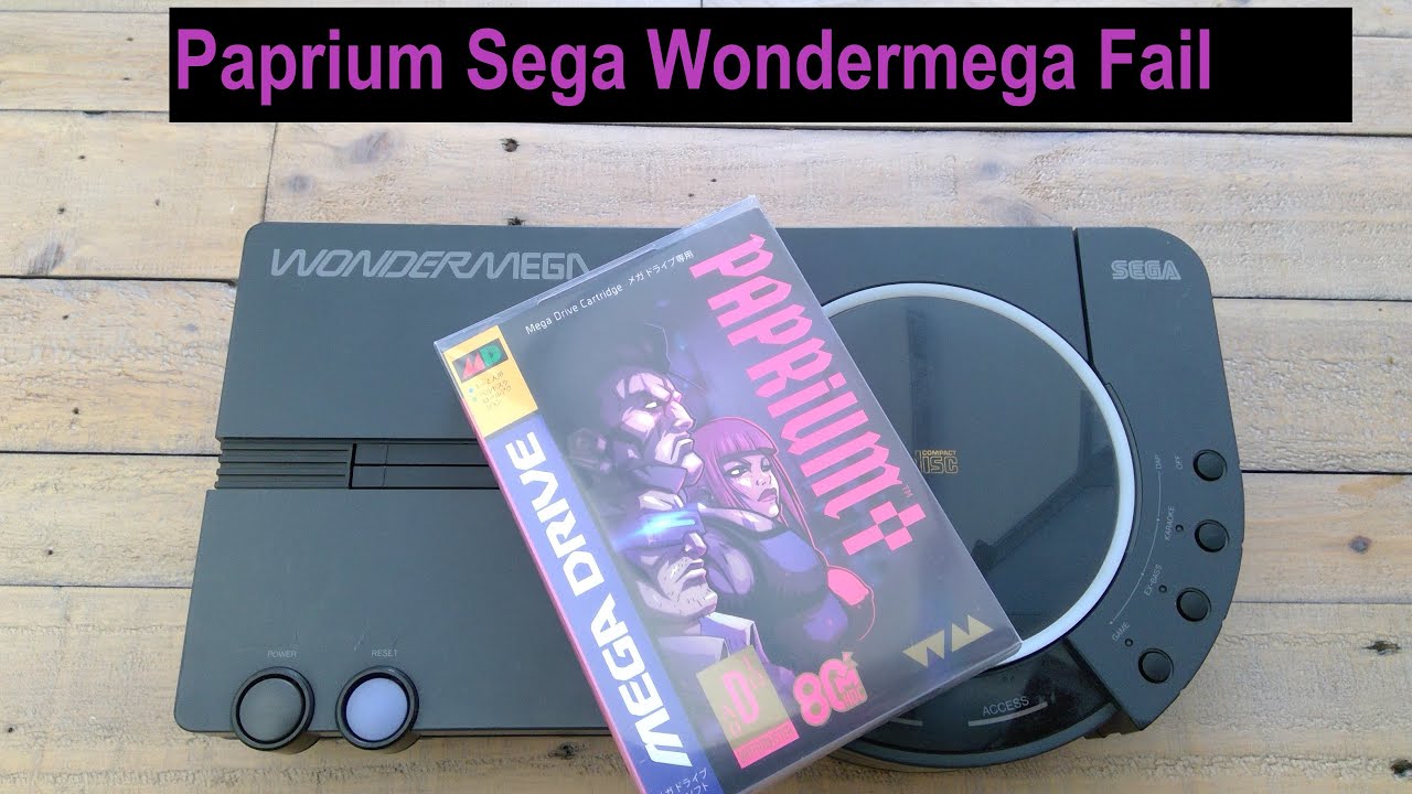 Paprium Cartridge Fail on Sega Wondermega CD / Mega Drive Console