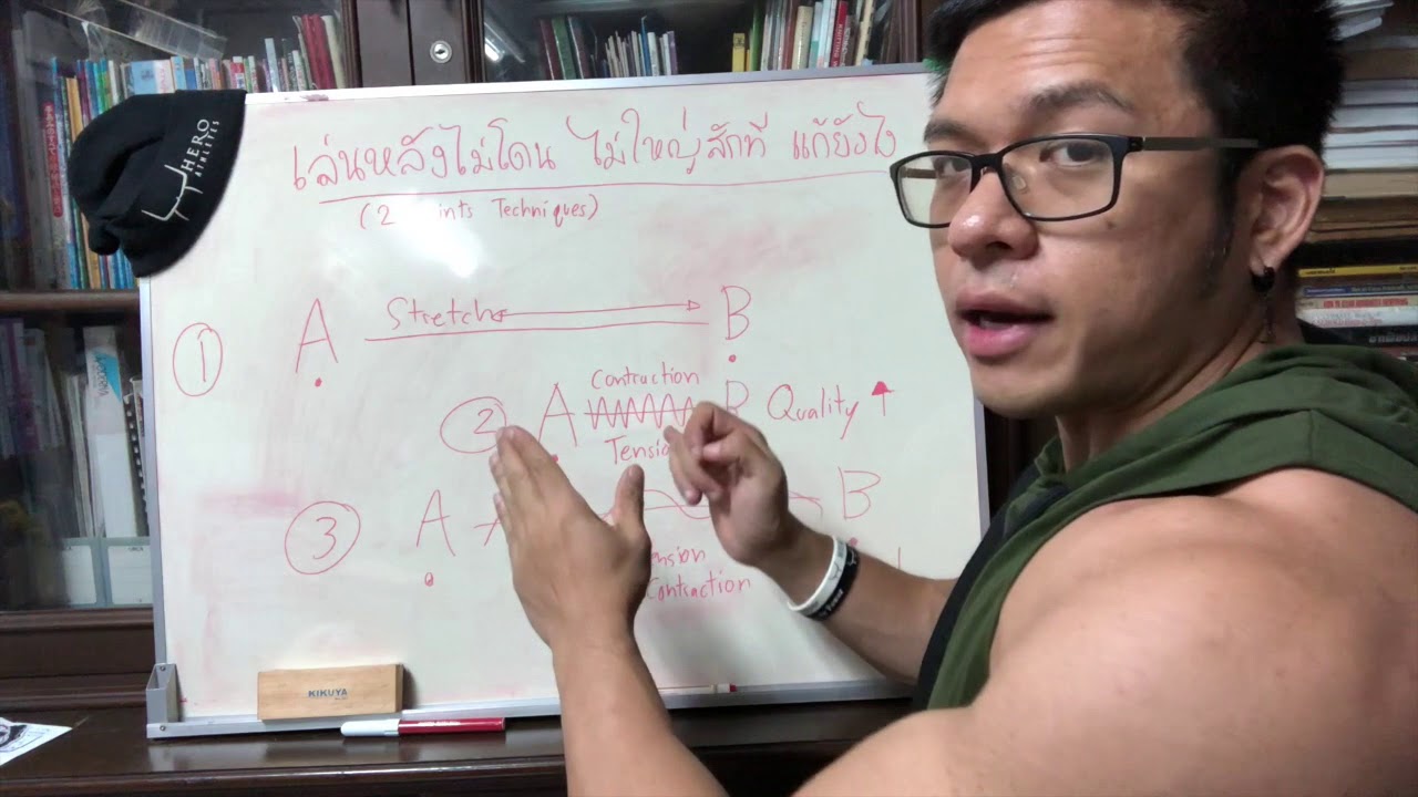 สุดยอดเทคนิคเพิ่มกล้ามเนื้อจุดต้นชนปลาย (2-Points Techniques) PART 2 : กล้ามเนื้อหลัง