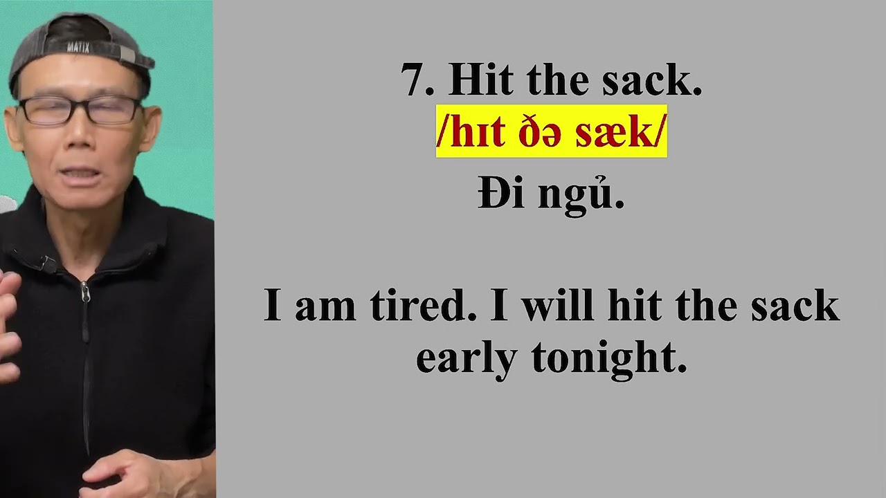Bài 164: Từ vựng - 10 thành ngữ (idioms) thường dùng trong tiếng Anh.