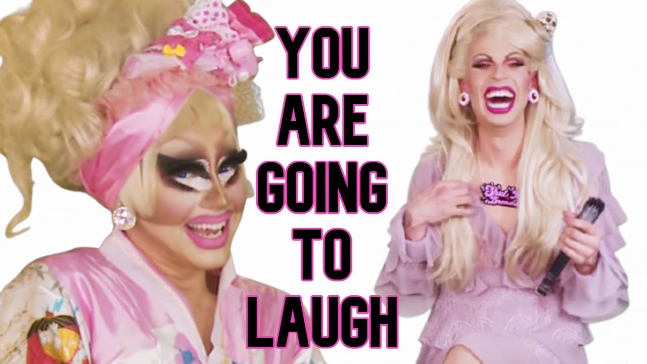 trixie repeating stuff to make katya laugh