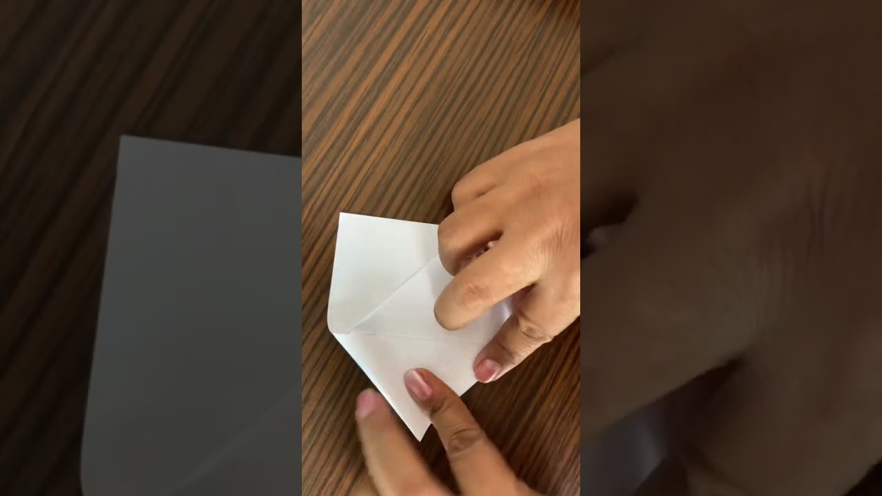 Paper purse making in 1 minute : Easy origami art for kids