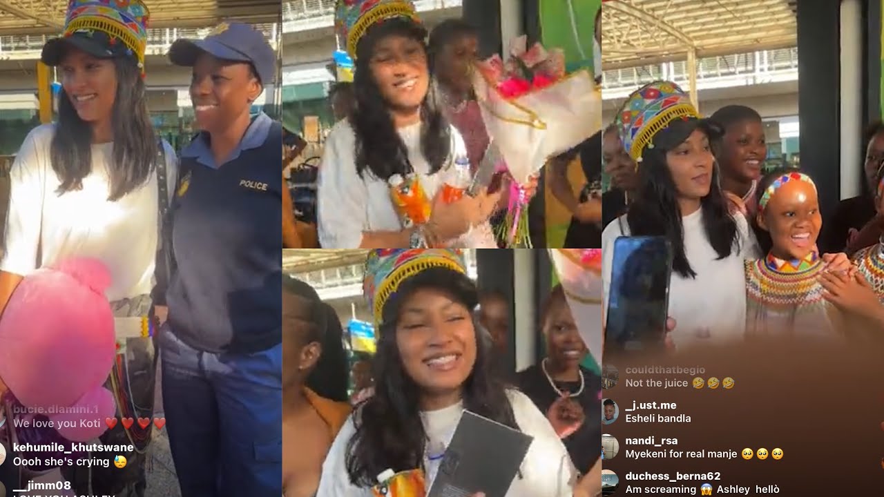 Ashes & Shippers came out in numbers to show some support to Ashley at the Airport