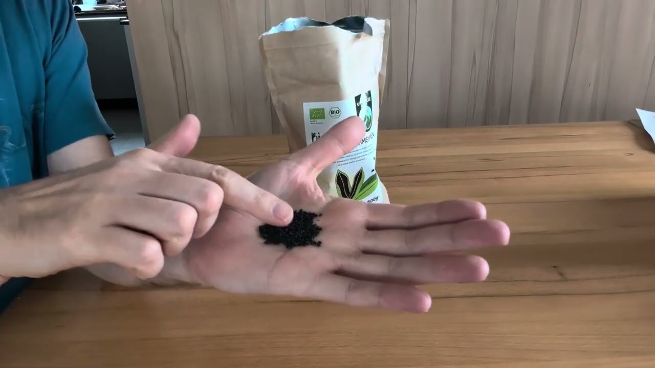 Sesamk&ouml;rner Schwarz BIO 500g, Frischer schwarzer Sesam f&uuml;r Fisch, Teigtaschen oder Nachspeisen