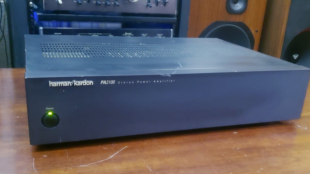 Harman Kardon PA2100 Amplifier Demo w/ Infinity Crescendo CS-3009 Speakers - BIGAZSPEAKERS.COM