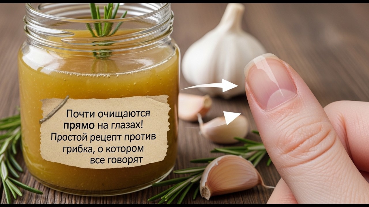 Ногти очищаются прямо на глазах! Простой рецепт против грибка, который обсуждают все