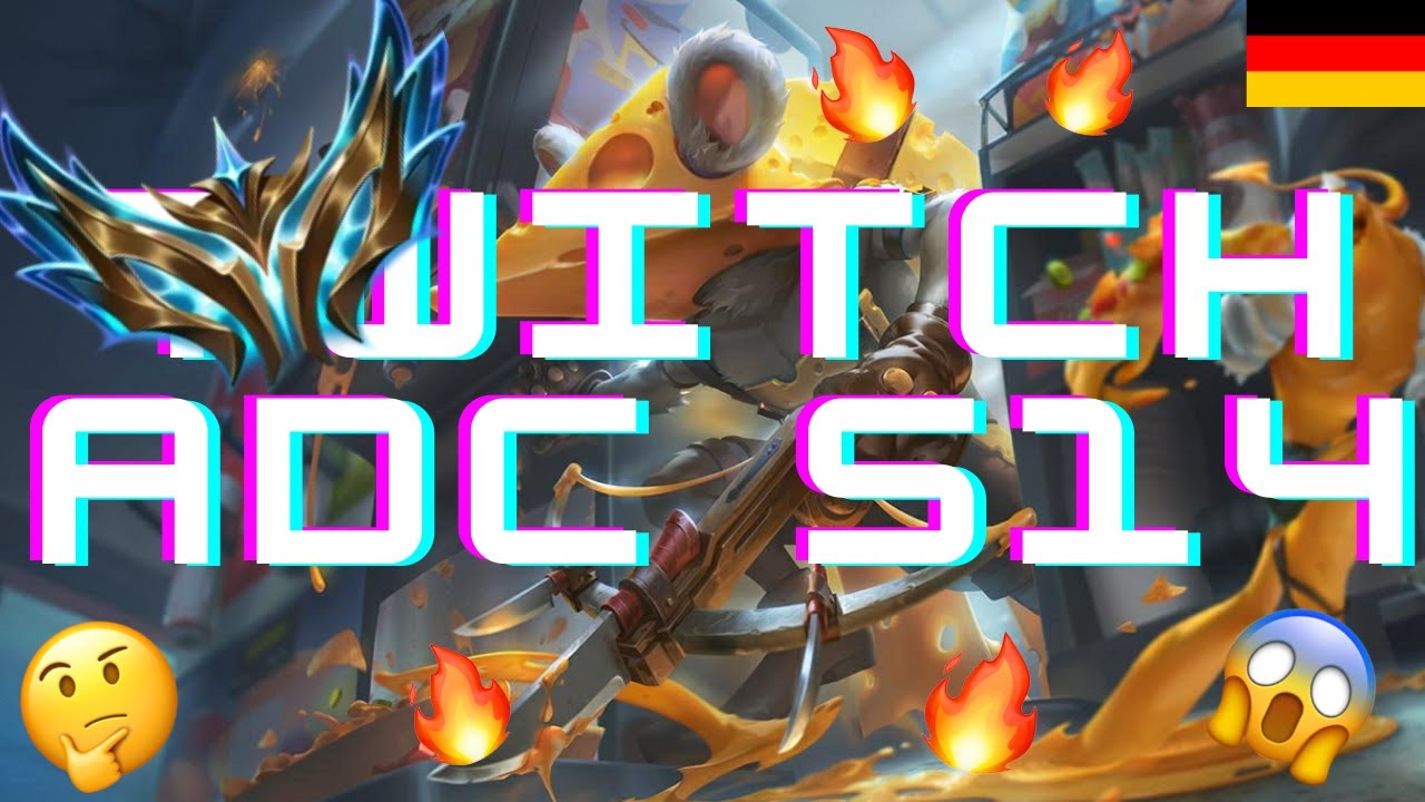 🔥 Twitch ADC Guide german S14 LoL CHALLENGER ELO AD TWITCH Yuumi Sup BOTRK Runaans Infinity Edge GG🔥